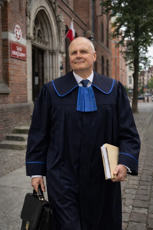 Radca prawny Marek Skrzypiec przed Sądem Okręgowym w Gdańsku
